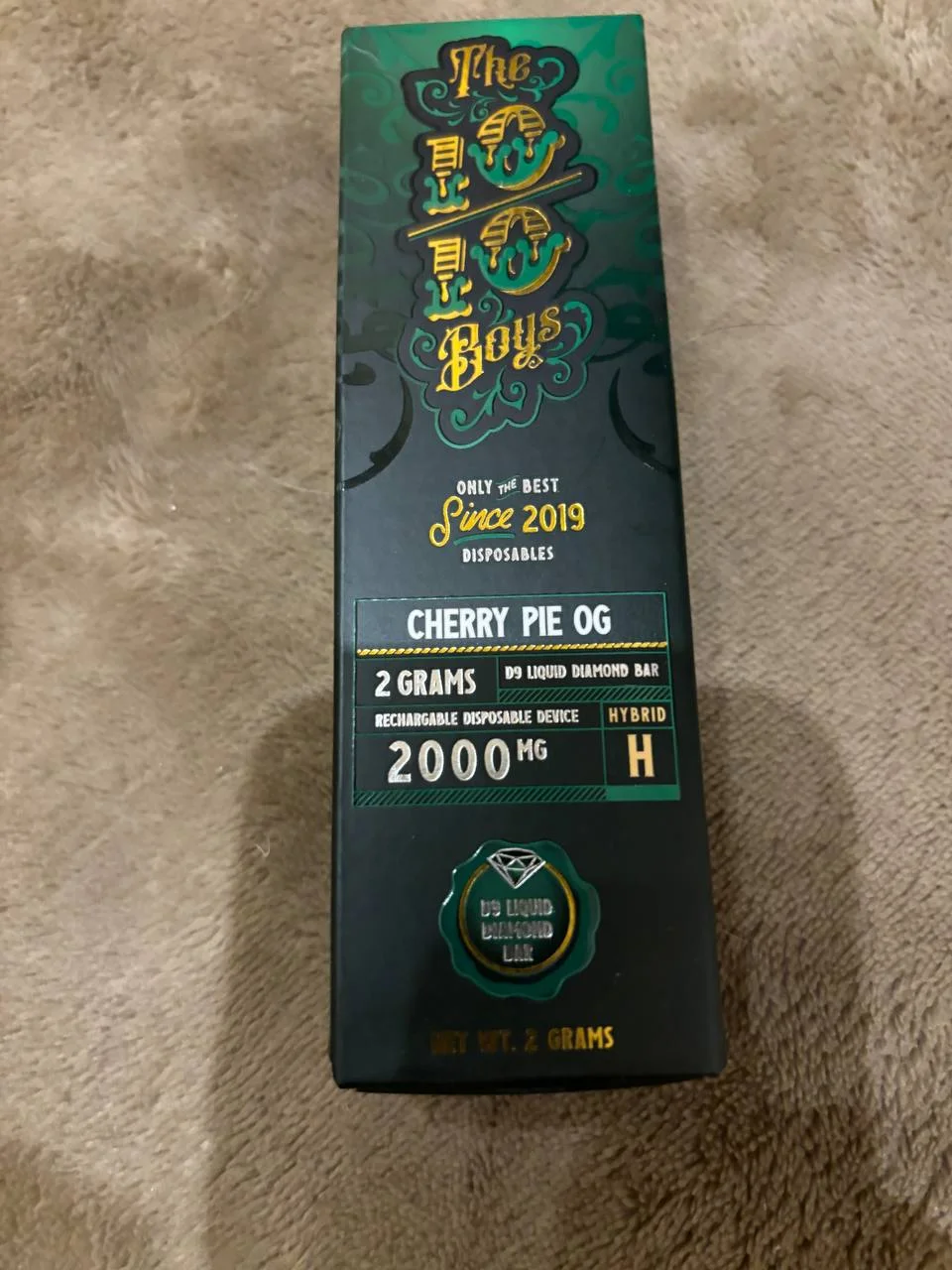 Cherry Pie OG 2Grams 10/10 Vape